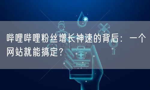 哔哩哔哩粉丝增长神速的背后：一个网站就能搞定？