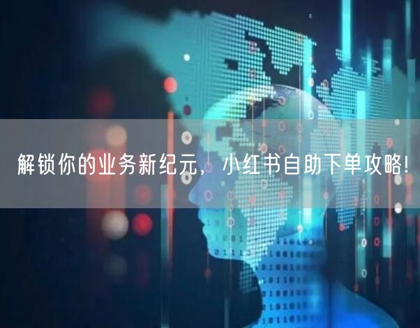 解锁你的业务新纪元，小红书自助下单攻略!