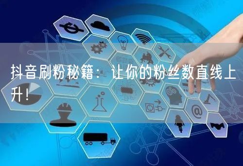 抖音刷粉秘籍：让你的粉丝数直线上升！