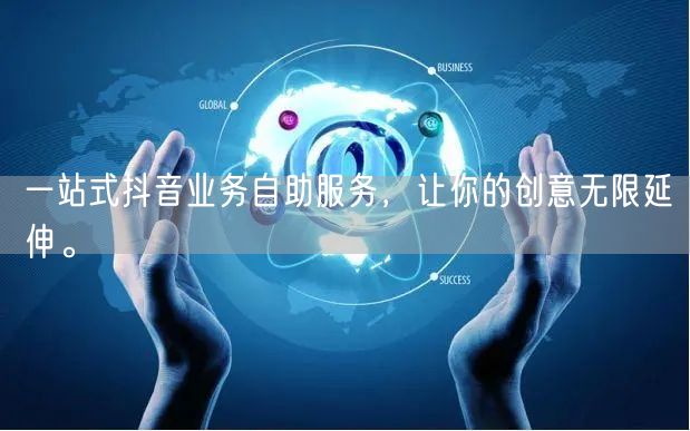 一站式抖音业务自助服务，让你的创意无限延伸。