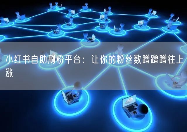 小红书自助刷粉平台：让你的粉丝数蹭蹭蹭往上涨