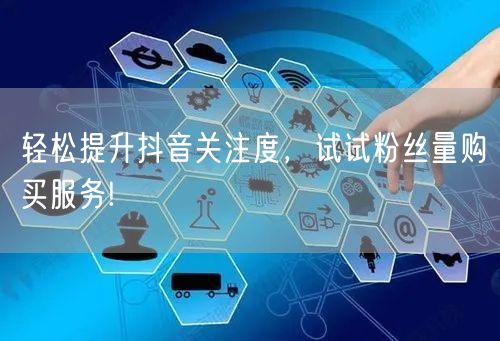 轻松提升抖音关注度,试试粉丝量购买服务!