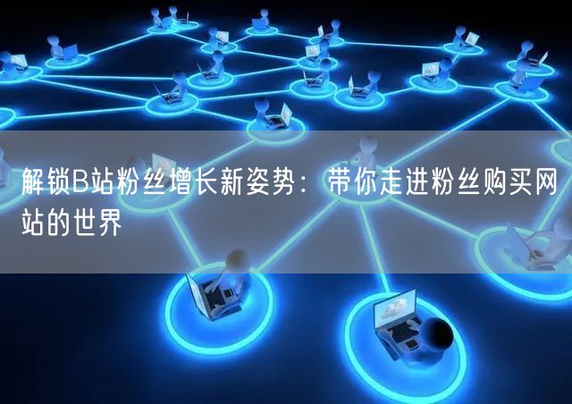 解锁B站粉丝增长新姿势：带你走进粉丝购买网站的世界