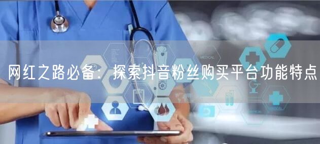网红之路必备：探索抖音粉丝购买平台功能特点