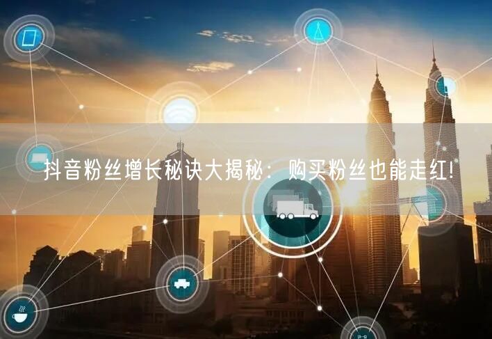抖音粉丝增长秘诀大揭秘：购买粉丝也能走红!